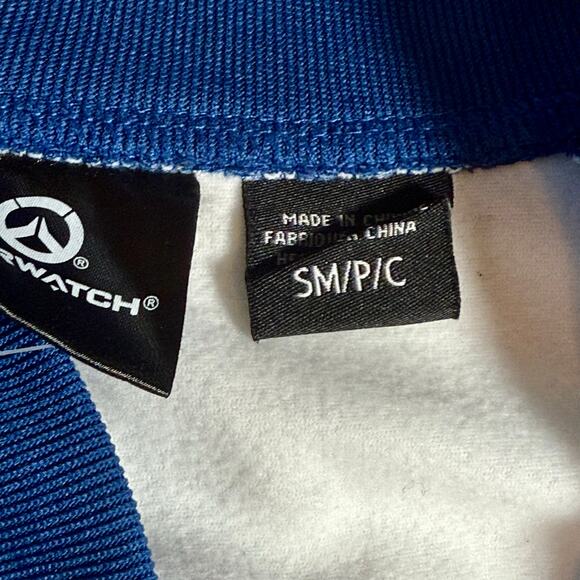 Overwatch NWT Men's Small Soldier 76 Blue Full Zip Track Jacket Athleisure - Picture 5 of 13